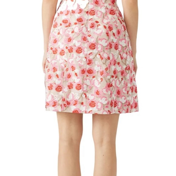 Prabal Gurung Embroidered Floral Dress - Size 10 - Picture 4 of 12